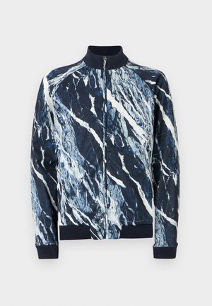 Roberto Cavalli MARBLE TECH TRACK - Summer jacket - blue