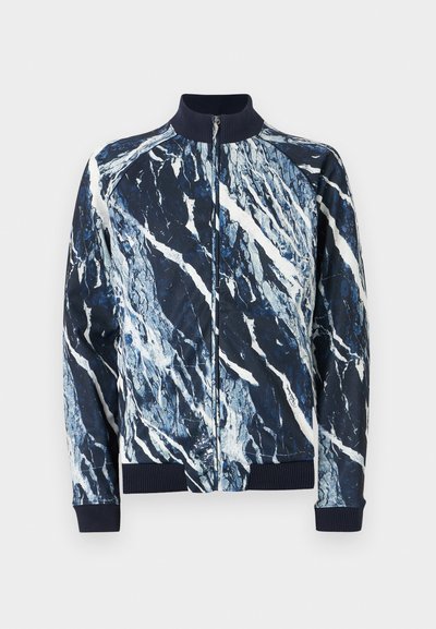 Roberto Cavalli MARBLE TECH TRACK - Poletna jakna - blue