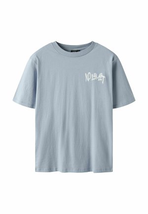 LOOSE FIT - Potiskana majica - blue fog