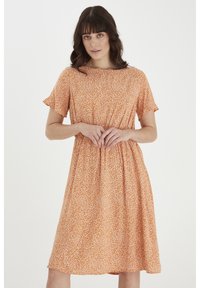 Fransa - FRVARILLI 1 DRESS - Freizeitkleid - autumn maple mix Thumbnail-Bild 1