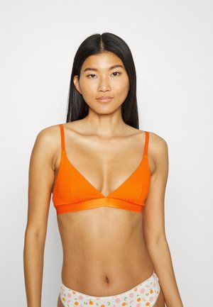 Reggiseno a triangolo - orange bright öppen