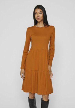 MIDI LANGARM - Jerseyjurk - pumpkin spice
