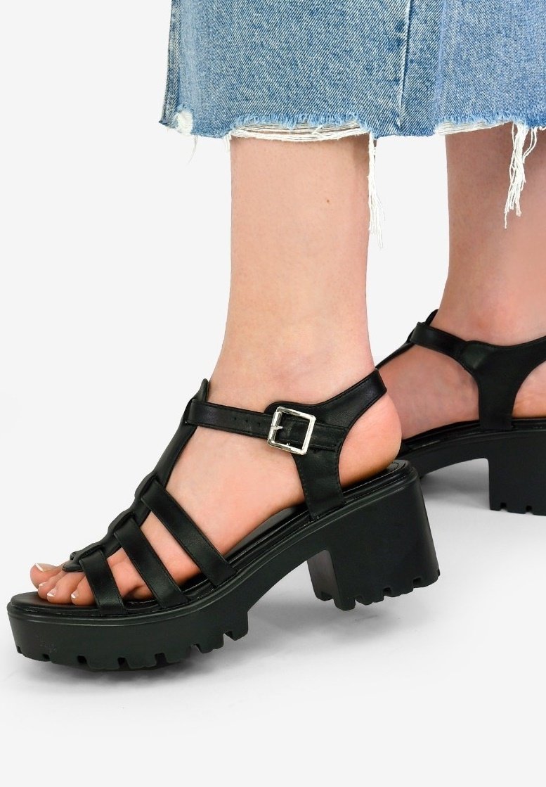 Bosanova Sandalias de tacón - black/negro - Zalando.es