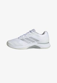 Geselecteerd, cloud white silver metallic dash grey