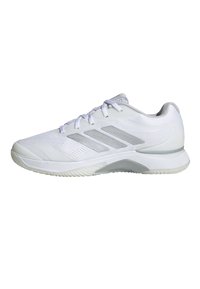 AVACOURT 3 CLAY - Sapatilhas para ténis em terra batida - cloud white   silver metallic   dash grey