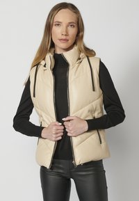 Koroshi COCKED  - Strukirani kaput - crudo   off white