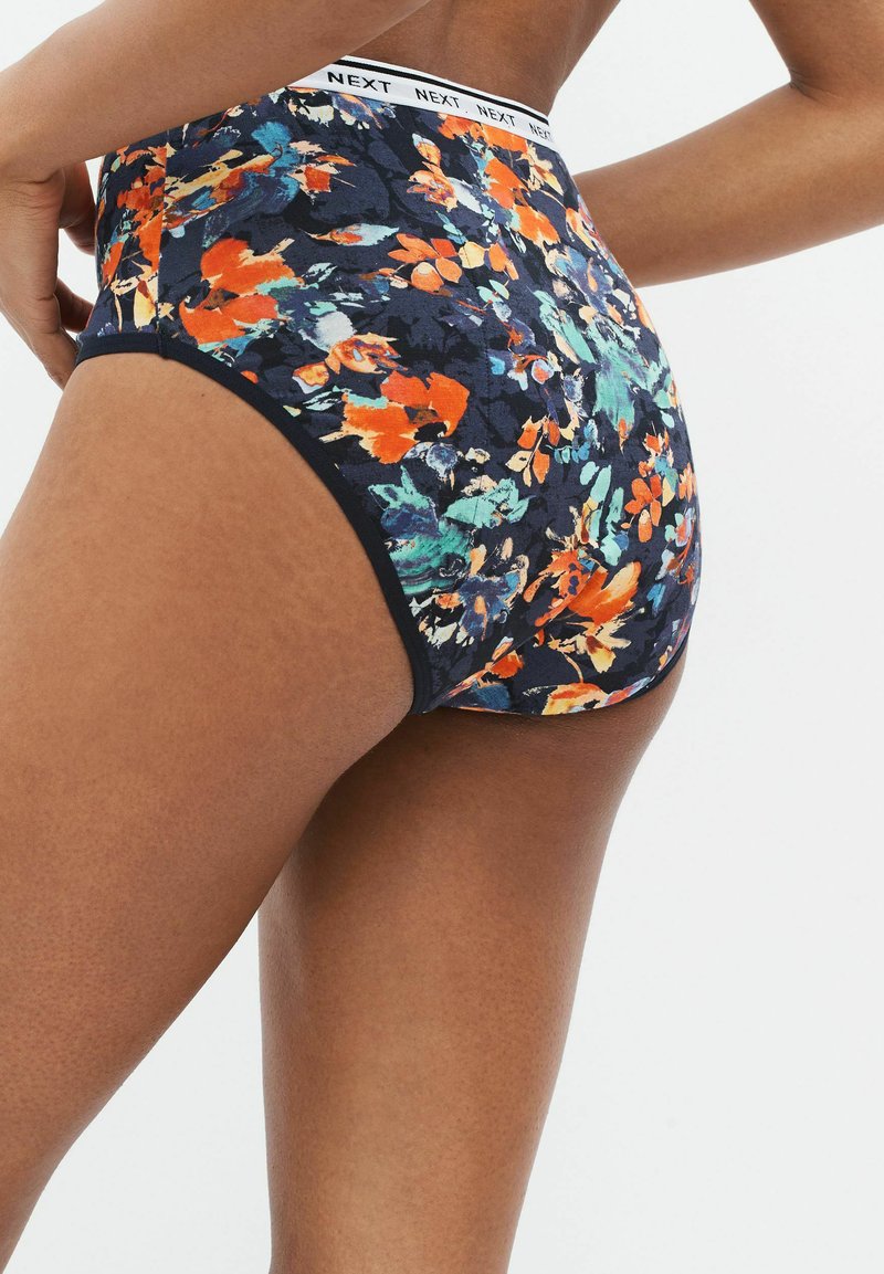 Next HEAVY FLOW  FULL 2 PACK - Menstruációs fehérnemű - navy floral print plain navy