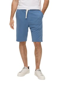 s.Oliver MIT ELASTIKBUND - Pantalones deportivos - hellblau