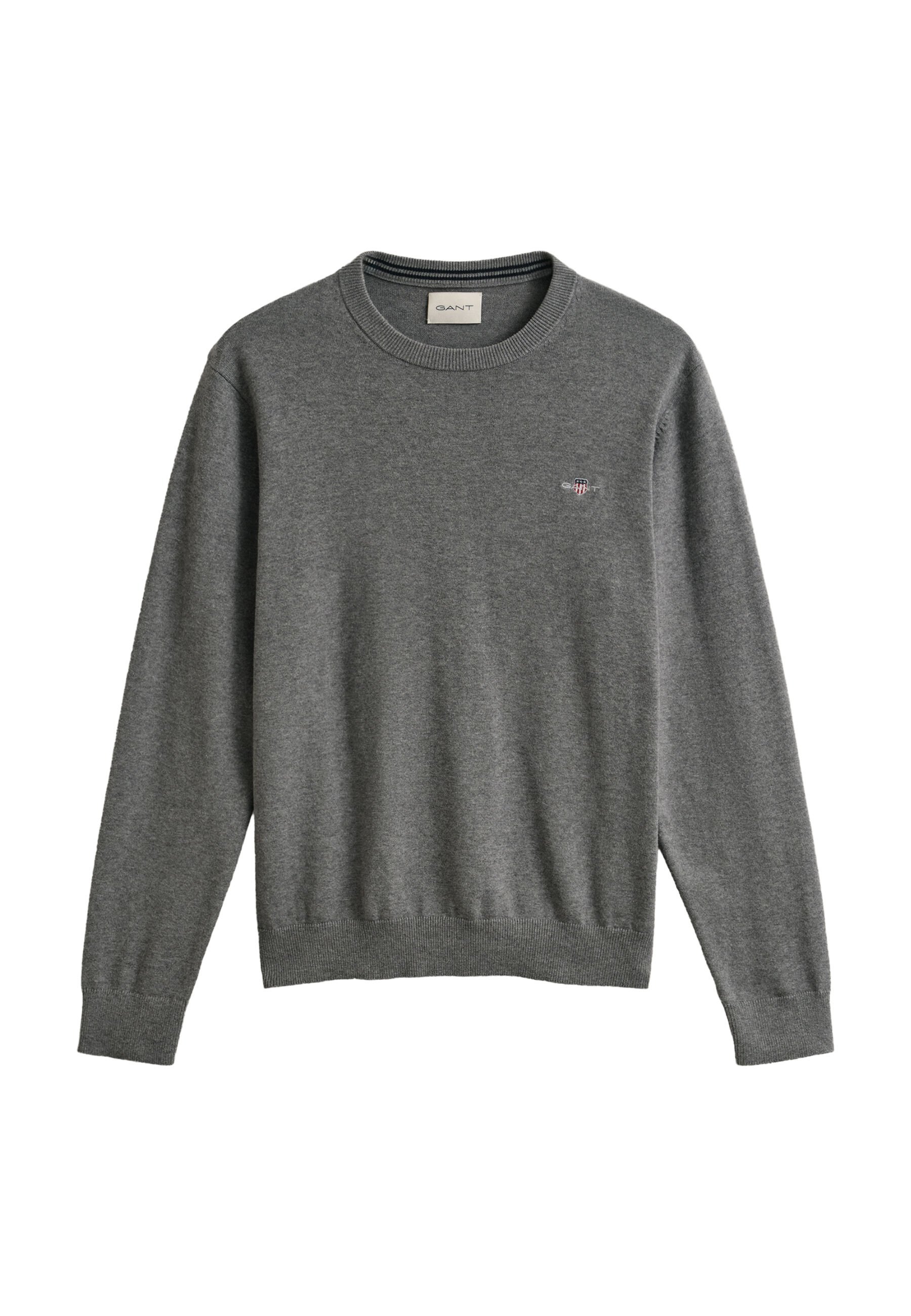GANT Svetr - dark grey melange
