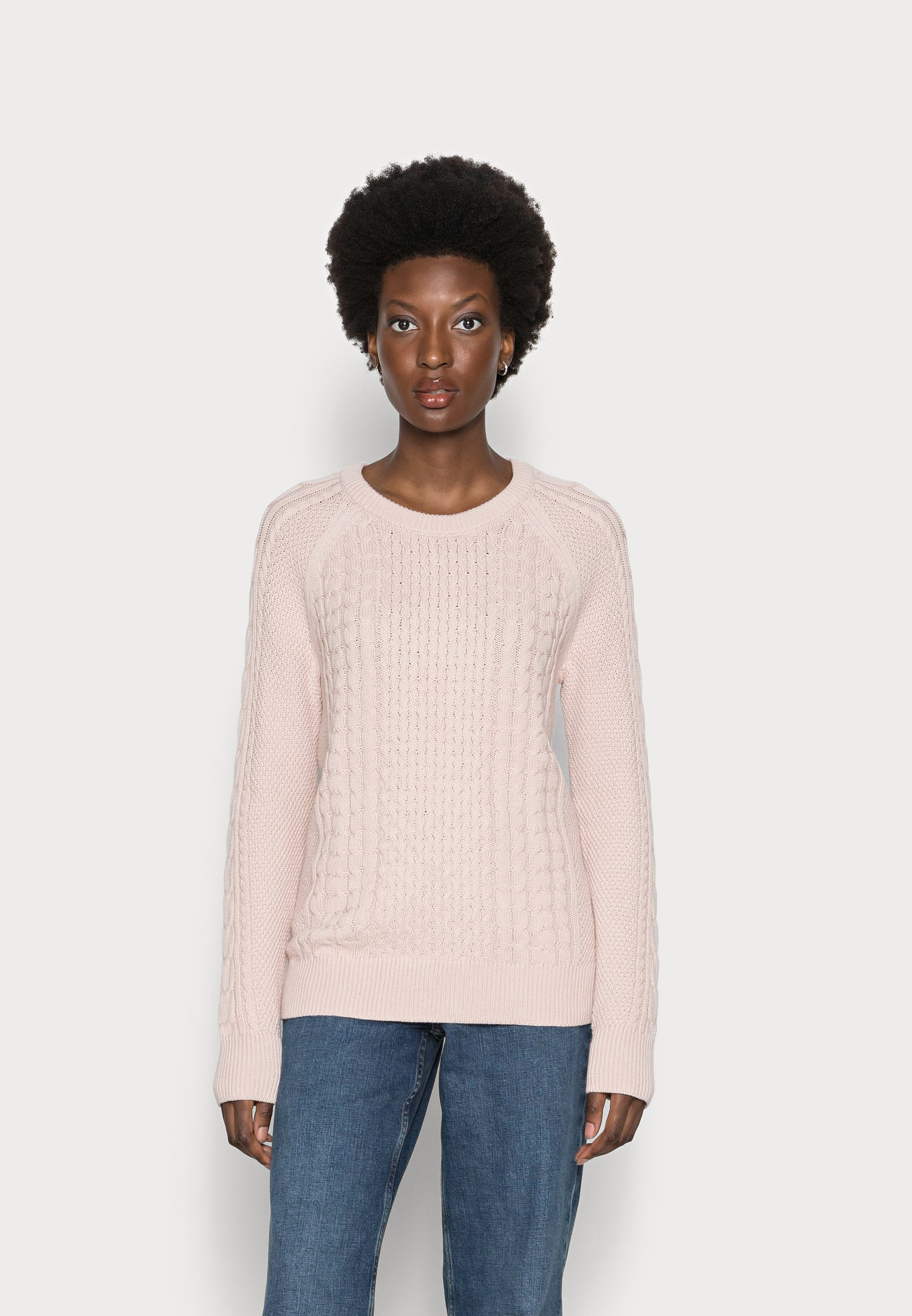 GAP CABLE CREW - Jumper - dull rose 