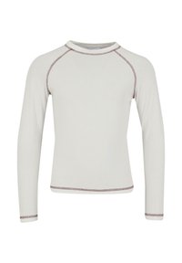 Urban Classics CONTRAST LONGSLEEVE - Maglietta a manica lunga - offwhite