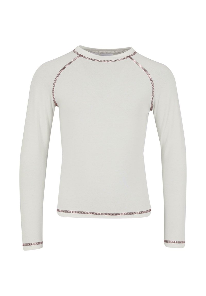 Urban Classics CONTRAST LONGSLEEVE - Maglietta a manica lunga - offwhite