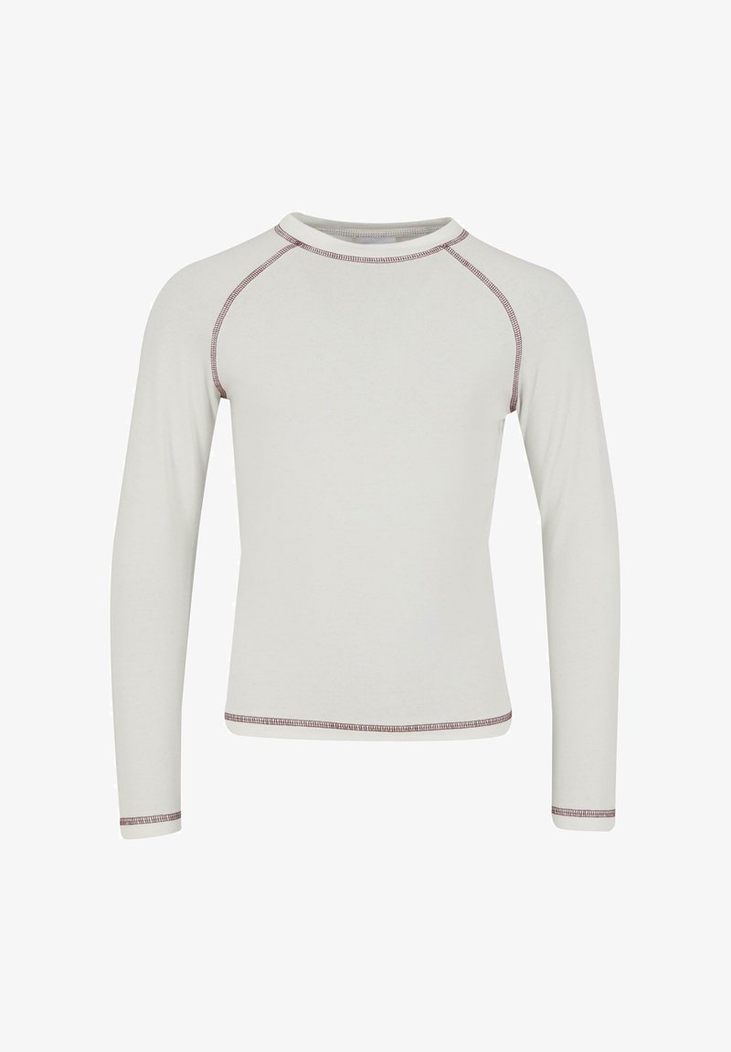 Urban Classics CONTRAST LONGSLEEVE - Top s dlhým rukávom - offwhite