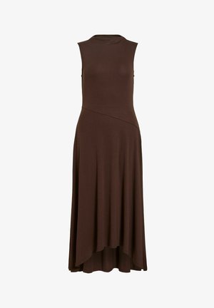 VILA, MIDI DRESS VISCARLET SLEEVELESS - Dzsörzéruha - coffee bean