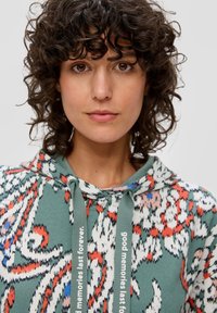 s.Oliver MIT HALBLANGEN ÄRMELN - T-Shirt print - minze