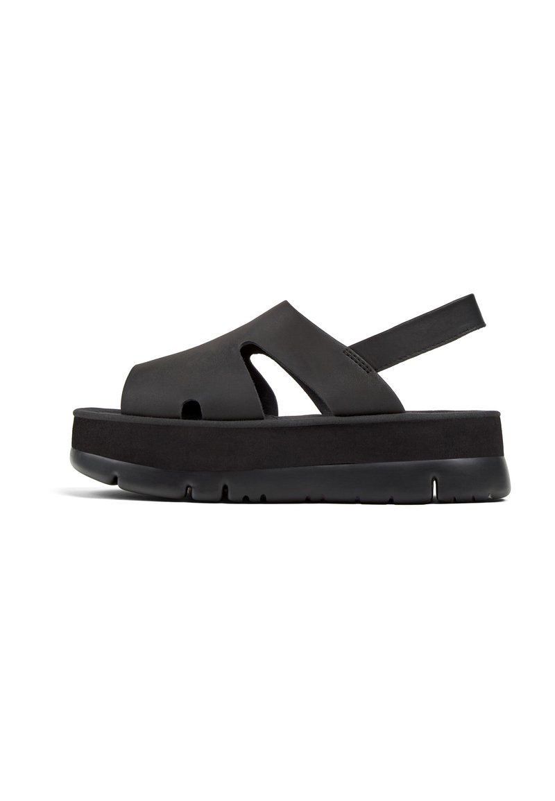 Camper - Plateausandalette - black, Vergrößern