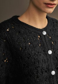 Next REGULAR FIT - BUTTON THROUGH  - Cardigan - black