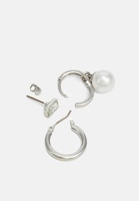 Pier One UNISEX 3 PACK - Øredobber - silver-coloured