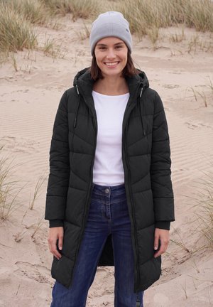 Cecil, STEPPMANTEL MIT KAPUZE UND REISSVERSCHLUSS - Manteau d'hiver - black