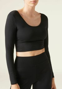 Calzedonia SOFT TOUCH - Langærmet T-shirt - schwarz - black