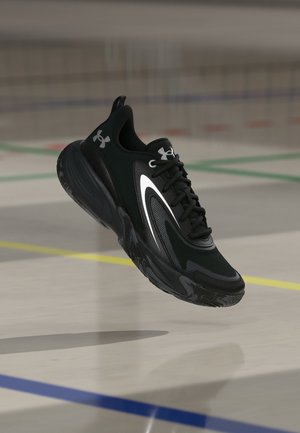 Under Armour, LOCKDOWN 8 - Баскетболни обувки - black/anthracite/metallic silver-coloured