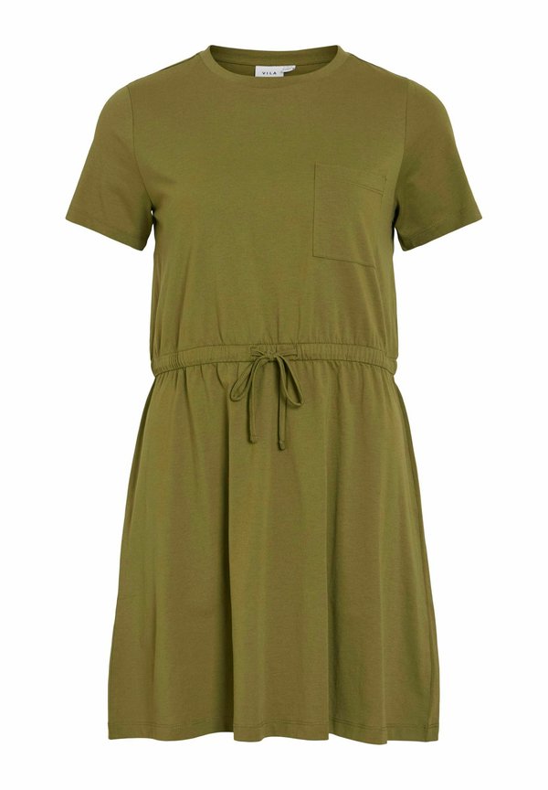 Jerseykleid - olive