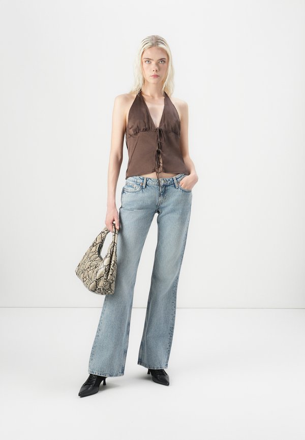 TIE-FRONT HALTERNECK - Top4