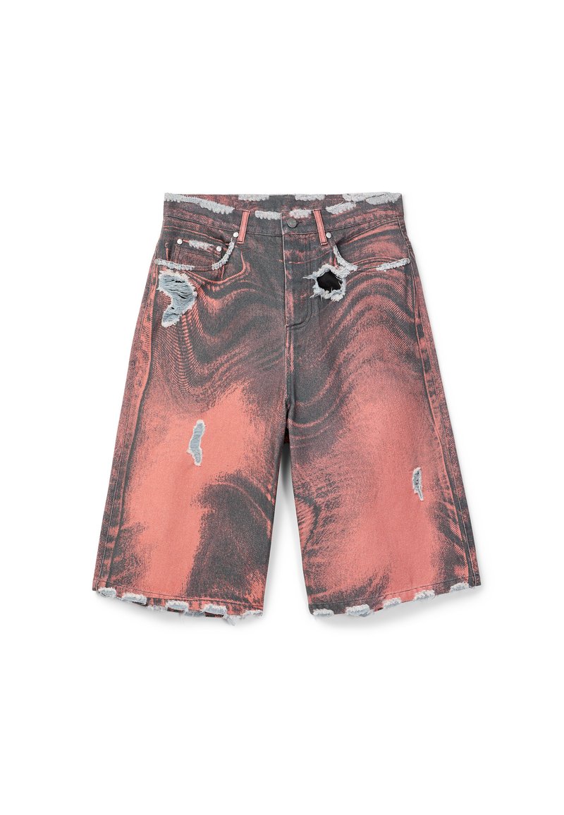 CAMPERLAB Denim shorts - orange schwarz/orange - Zalando.co.uk