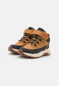 Geox Stivaletti stringati - dark yellow