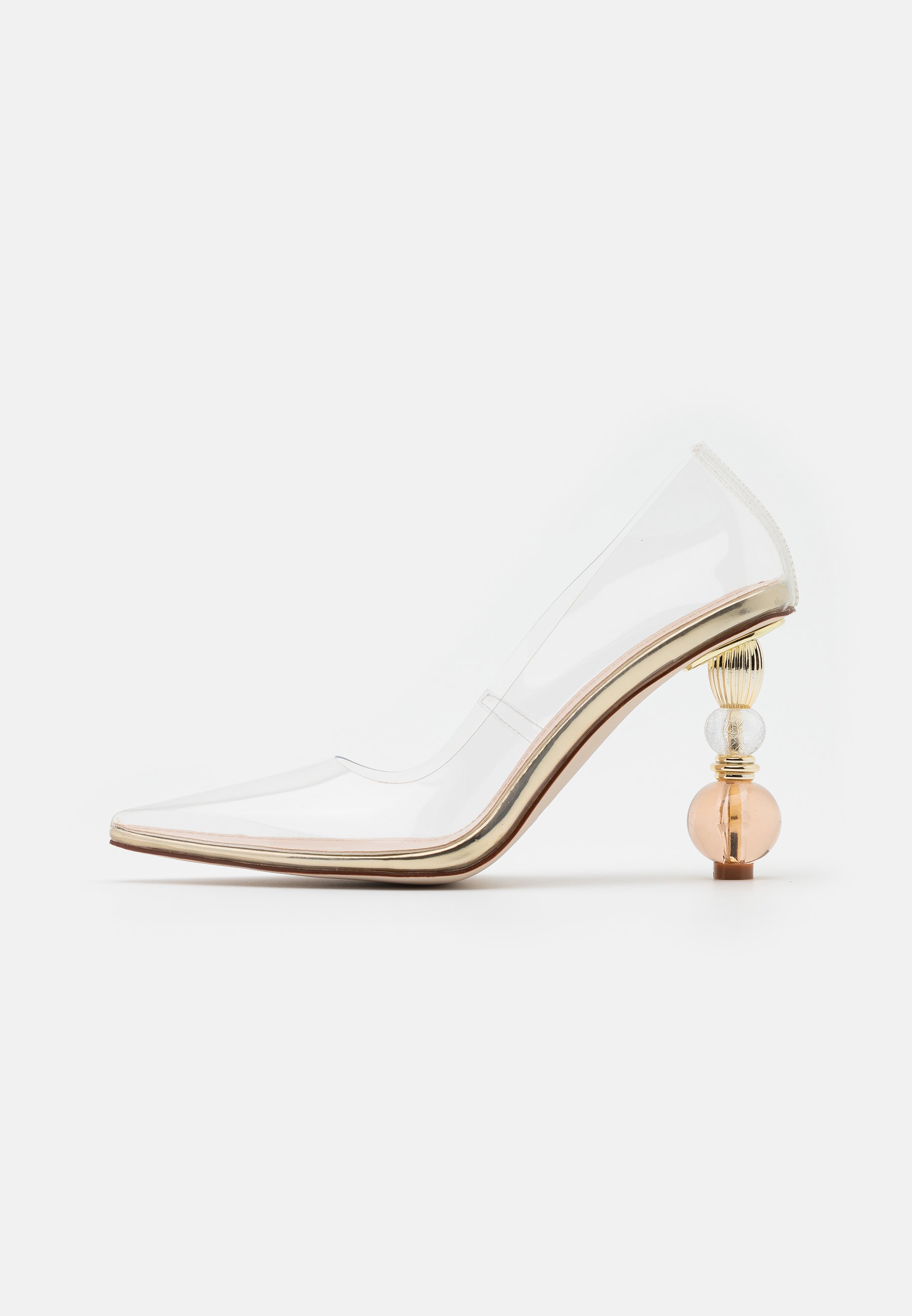 BEBO SIRAH - Hoge hakken - clear/gold/goudkleurig - Zalando.nl