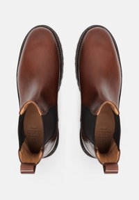 Henry Stevens BONNIE CB5 - CHELSEA - Enkellaarsjes met plateauzool - mittelbraun