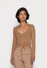 Even&Odd Camisola de manga comprida - brown