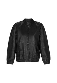 Lederjacke - black