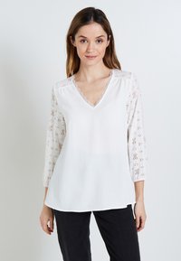 GRAIN DE MALICE - Chemise Manches Longues Rayée Femme Bleu