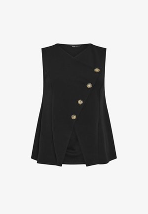 Yours Clothing, PLUS SIZE WAISTCOATS. - Bodywarmer - black