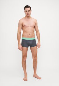 Versace UNDERPANTS LOW RISE TRUNK TOPEKA NEW LOGO - Chiloți boxer - grey melange/mint/oro
