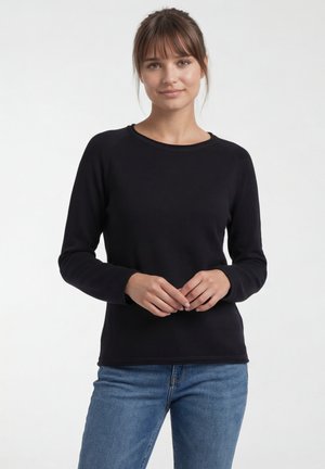Antargo, ANTARGO PULLOVER LENI - Strickpullover - black
