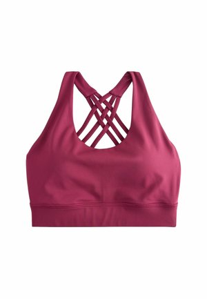 ACTIVE CROSS BACK - Korsetes izstrādājums ar stīpiņām - burgundy red
