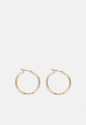 MED THIN HOOP - Øredobber - gold-coloured