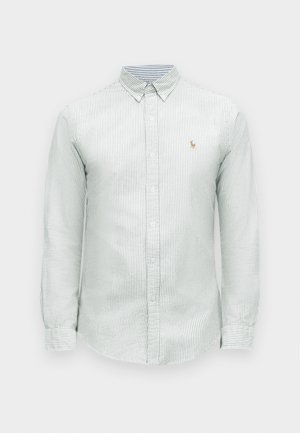 SLIM FIT STRIPED OXFORD SHIRT - Πουκάμισο - grey/white