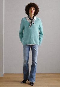 Mos Mosh THORA V-NECK - Maglione - wasabi
