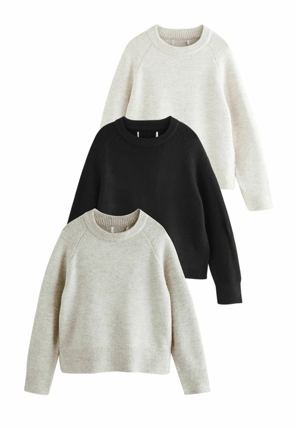 REGULAR FIT - 3 PACK  - Strickpullover