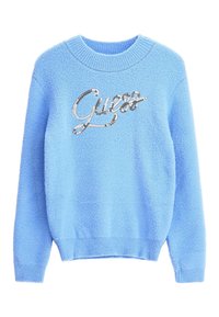 Guess Kids JUNIOR - Stickad tröja - bleu ciel