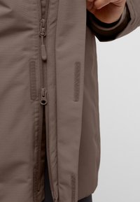 Jack Wolfskin ALTENBERG 3IN1  - Regenjas - cold coffee