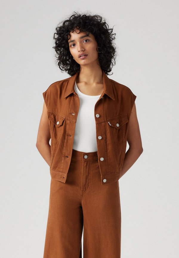 SHRUNKEN 90S VEST - Waistcoat - sorrel horse4