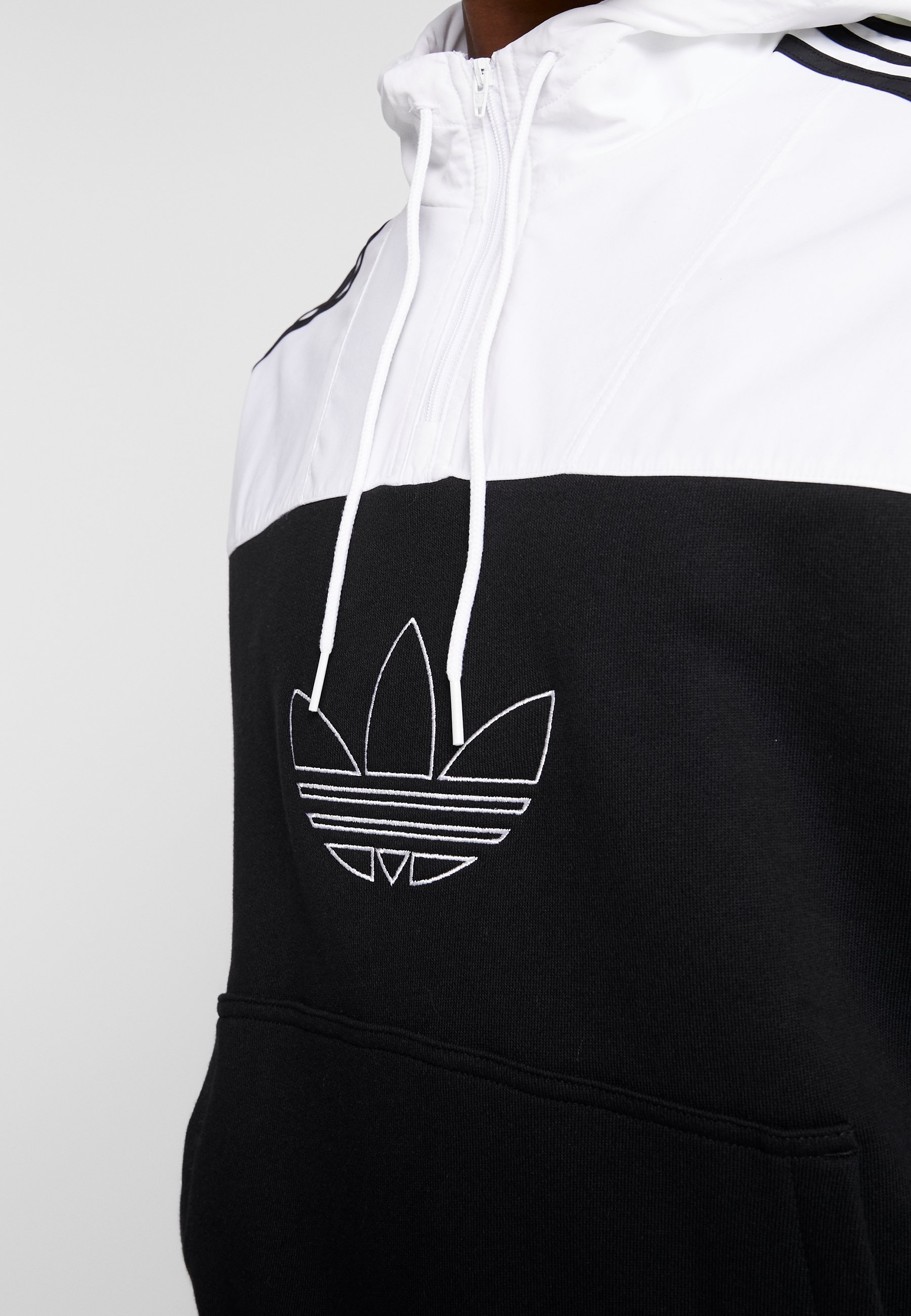 adidas originals mixed hoodie