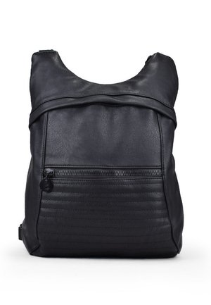 PLANA CON CREMALLERAS - Mochila - black