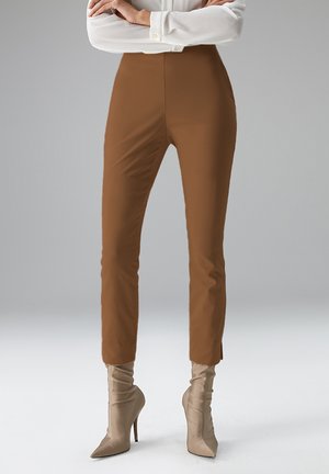 NISE - Stoffhose - tobacco