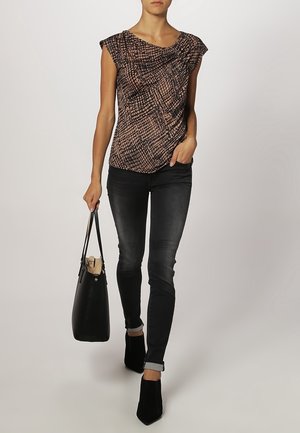 Anna Field, T-shirt print - taupe