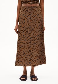 ARMEDANGELS - WOLAARIA LEOPAA - A-line skirt - dark camel Thumbnail Image 1